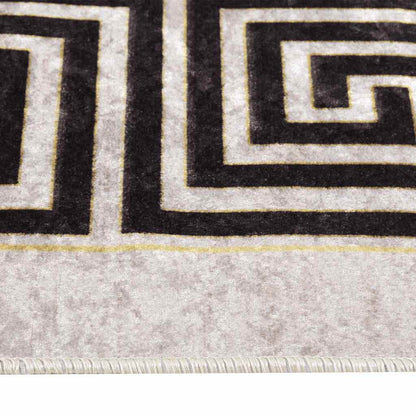 Rug Washable 80x300 cm Light Beige