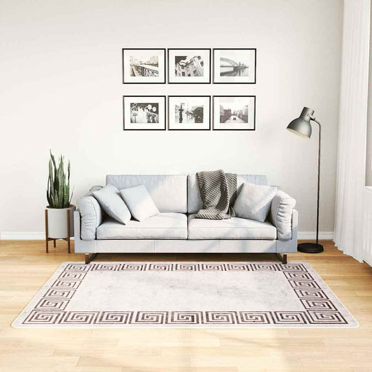 Rug | Light beige | 100% Polyester | 120x180 cm | Rug | Rectangular