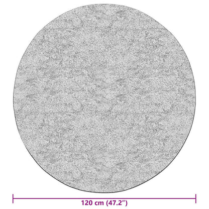 Rug Washable φ120 cm Light Beige Anti Slip