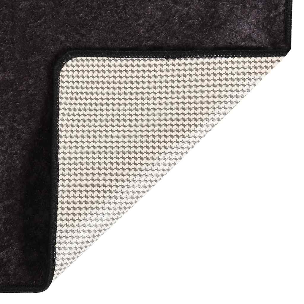 Rug Washable 80x300 cm Anthracite