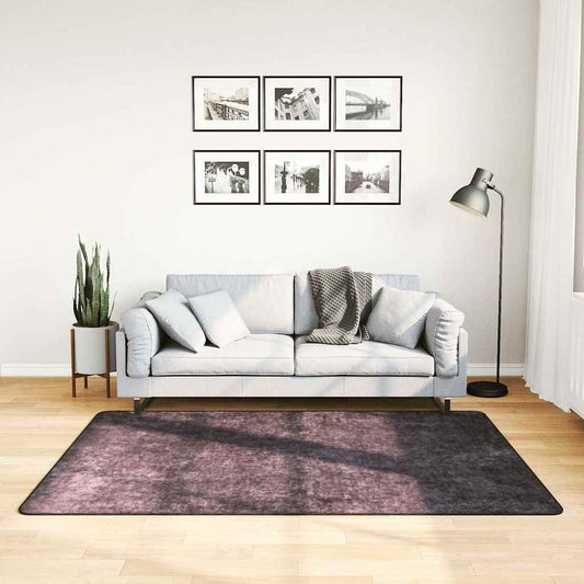 Rug | Anthracite | Polyester | 120 x 180 cm | Area Rug | Rectangular