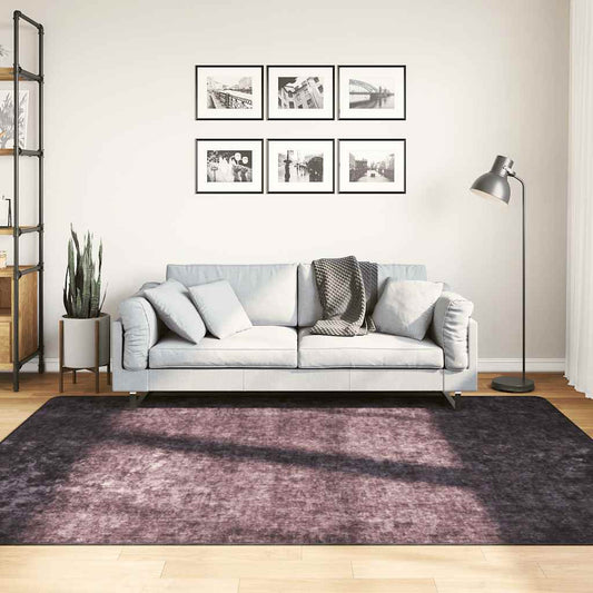 Rug | Anthracite | Velvet, PVC backing | Large | Rug | Rectangular