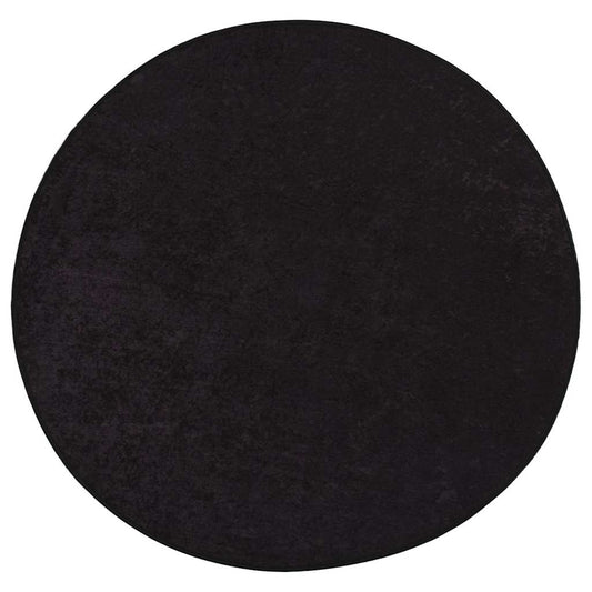 Rug | Anthracite | Polyester with PVC backing | 120 cm diameter | Rug