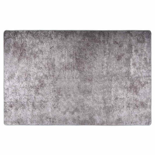 Rug Washable 80x150 cm Grey
