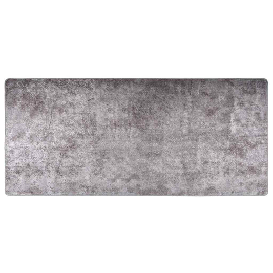 Rug | Grey | 100% Polyester | 80 x 300 cm | Rug | Rectangular | Modern