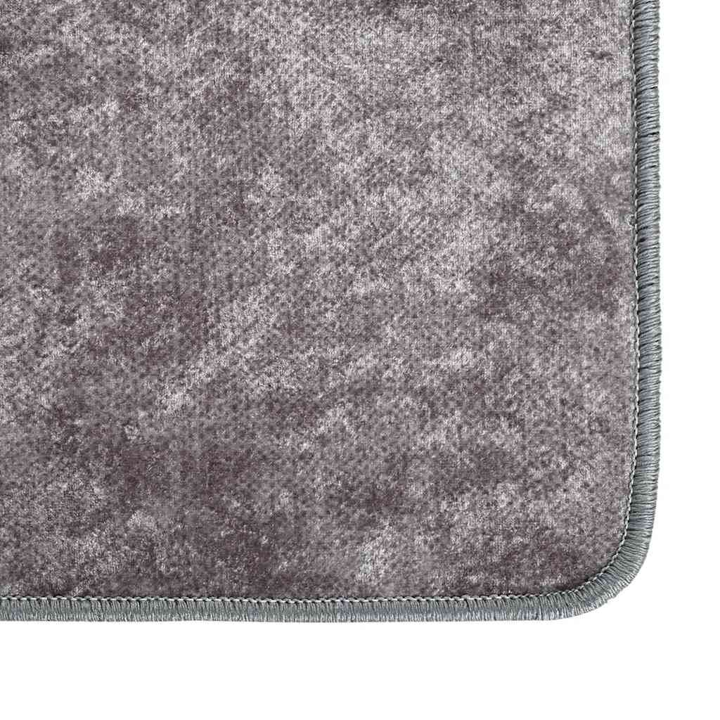 Rug | Grey | 100% Polyester | 160 x 230 cm | Rug | Rectangular | Modern