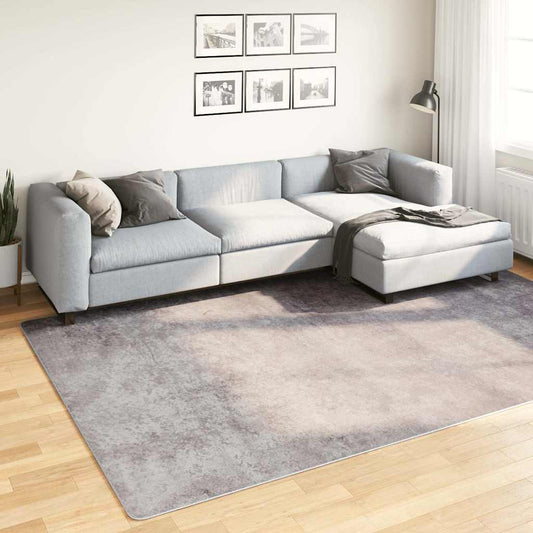 Rug | Grey | 100% Polyester | 190 x 300 cm | Area Rug | Rectangular
