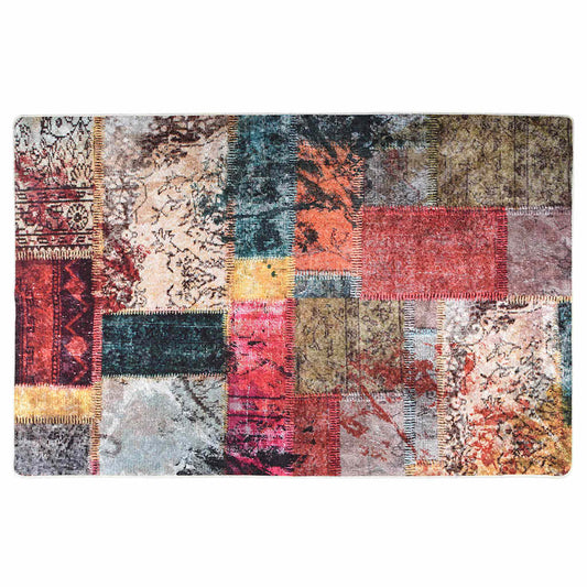 Rug | Multicolour | Polyester | 80x150 cm | Area Rug | Rectangular
