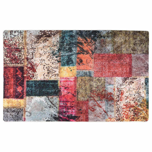 Rug | Multicolour | 100% Polyester | 160x230 cm | Area Rug | Rectangular