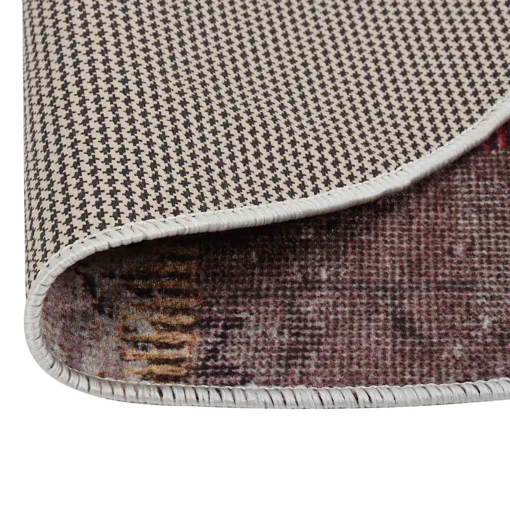 Rug | Multicolour | 100% Polyester, Velvet | 120 cm Diameter | Rug
