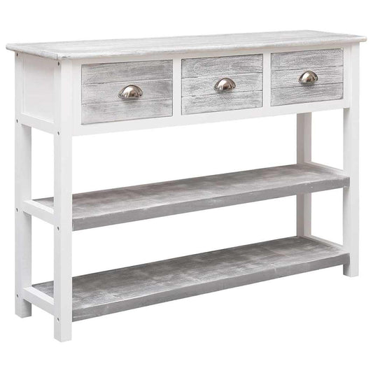 Sideboard | Antique Grey | Solid Paulownia wood | Medium | Sideboard