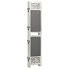 6-Panel Room Divider Grey 210x165 cm Fabric