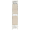4-Panel Room Divider Cream 140x165 cm Fabric