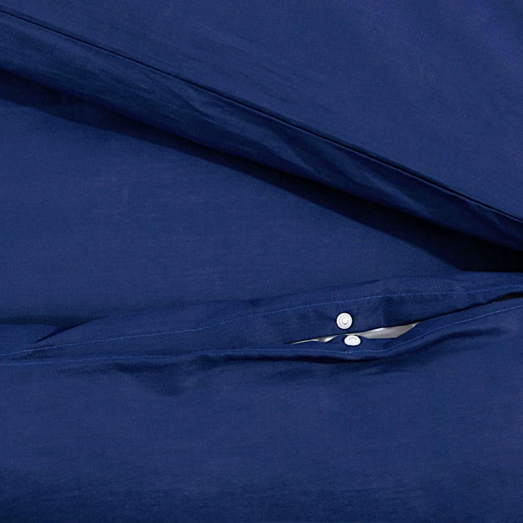 Duvet Cover Set Navy Blue 140x200 cm Light-weight Microfiber