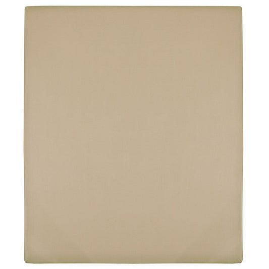 Jersey Fitted Sheet Taupe 100x200 cm Cotton
