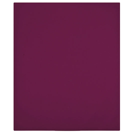Jersey Fitted Sheet Bordeaux 160x200 cm Cotton