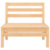 Garden Middle Sofa Solid Wood Pine
