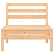 Garden Middle Sofa Solid Wood Pine