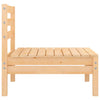 Garden Middle Sofa Solid Wood Pine