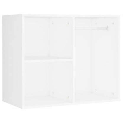 LED Dressing Table With Cabinet | White | Engineered wood, acrylic