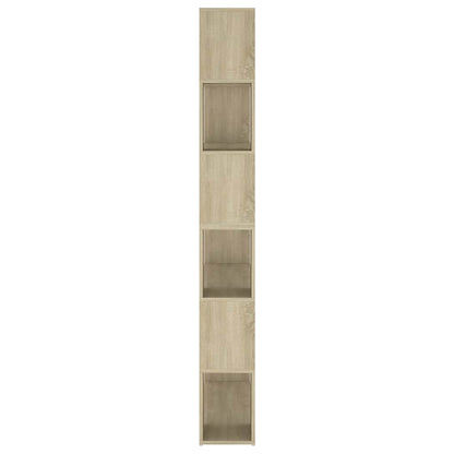 Book Cabinet Room Divider Sonoma Oak 100x24x188 cm