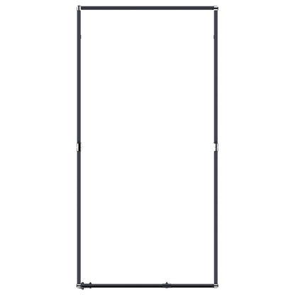 Dog Kennel Black Powder-coated steel One Size Durable