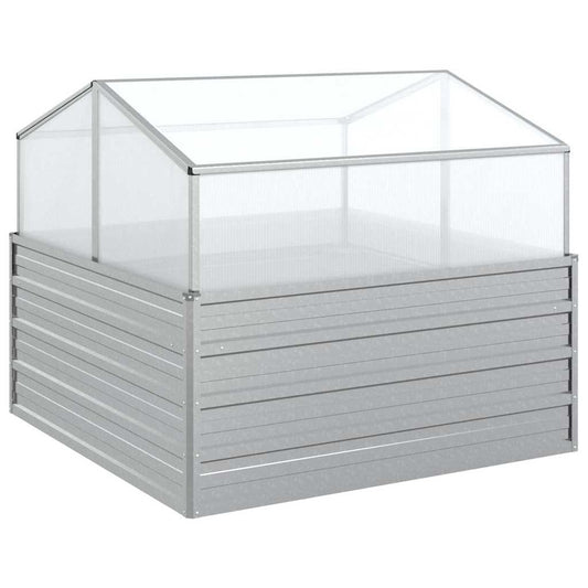 Garden Raised Bed | Silver | Galvanised steel | Medium |  Durable