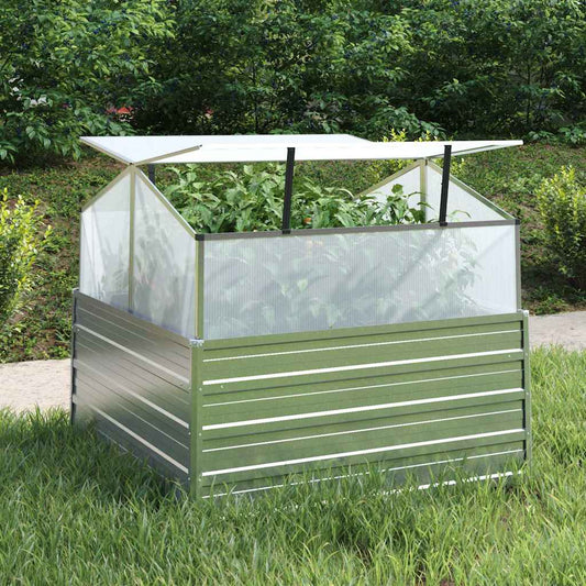 Garden Raised Bed | Silver | Galvanised steel | Medium |  Durable