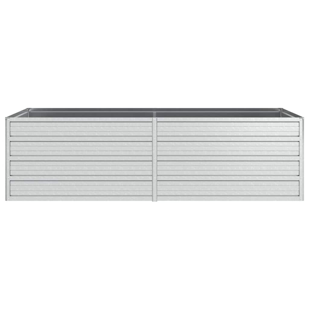 Garden Raised Bed Silver Galvanized Steel Large Garden Raised Bed