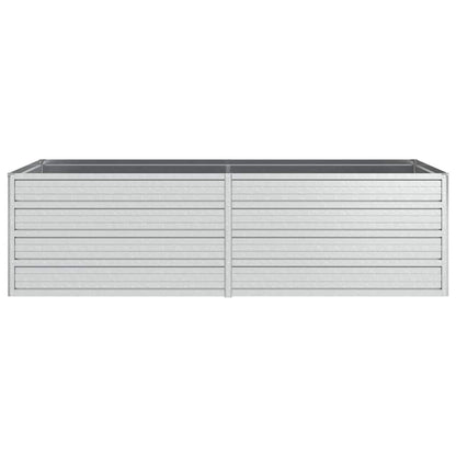 Garden Raised Bed Silver Galvanized Steel Large Garden Raised Bed