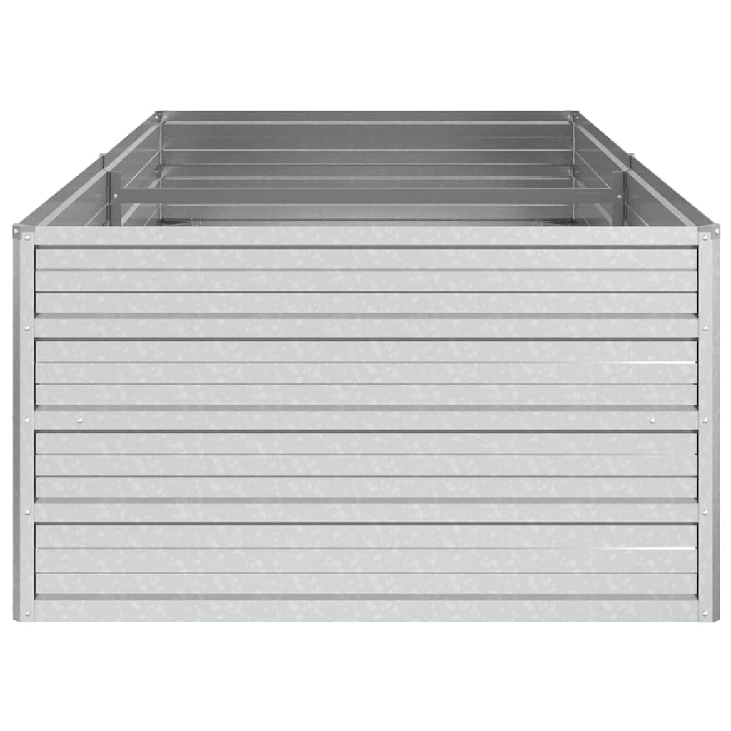Garden Raised Bed Silver Galvanized Steel Large Garden Raised Bed