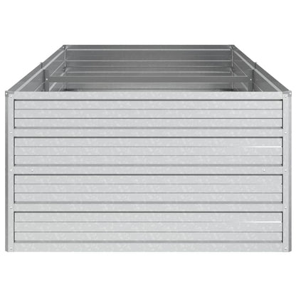 Garden Raised Bed Silver Galvanized Steel Large Garden Raised Bed