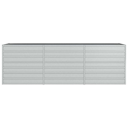 Garden Raised Bed Silver Galvanized Steel Large Garden Raised Bed