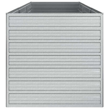 Garden Raised Bed Silver Galvanized Steel Large Garden Raised Bed