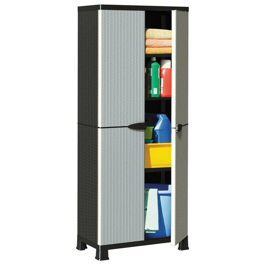 Cabinet | Grey | Plastic | Medium | Cabinet | Rectangular | Modern