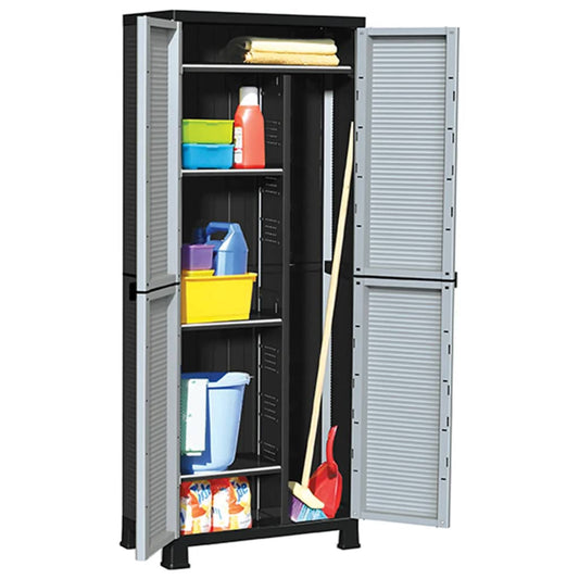 Cabinet | Grey | Plastic | 68x39x171.5 cm | Cabinet | Rectangular