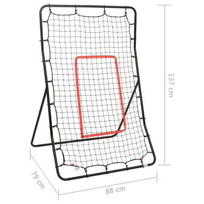 Softball Rebounder 88x79x137 cm Steel