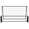 2 in 1 Soccer Rebounder Football Goal 202x104x120 cm Steel