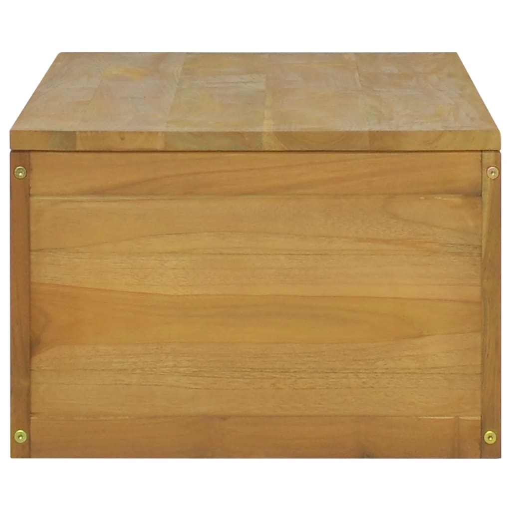 Wall-mounted Bathroom Cabinet 110x45x30 cm Solid Wood Teak