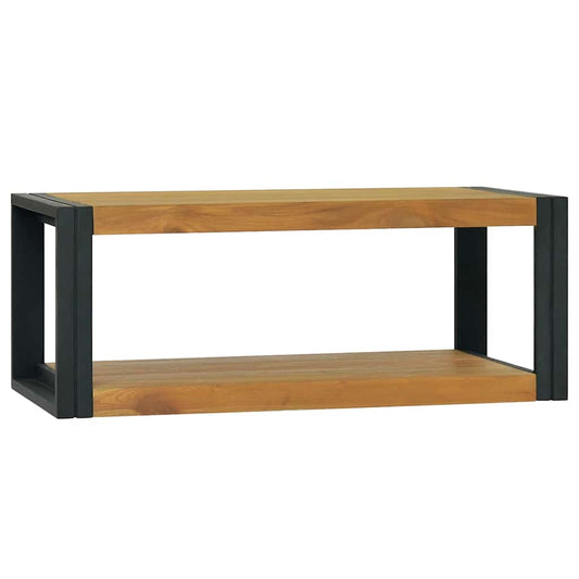 Bathroom Cabinet | Natural Teak | Solid Teak Wood | 90 x 45 x 35 cm