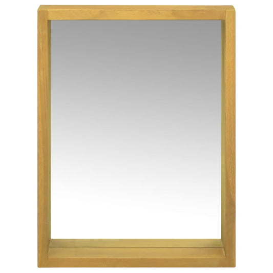 Mirror Cabinet | Natural | Solid teak wood, glass | Medium