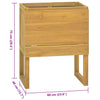 Bathroom Cabinet 60x40x75 cm Solid Wood Teak