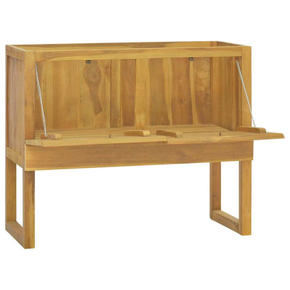 Bathroom Cabinet 90x40x75.5 cm Solid Wood Teak