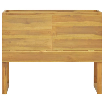 Bathroom Cabinet 90x40x75.5 cm Solid Wood Teak