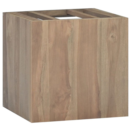 Wall-mounted Bathroom Cabinet | Natural Teak | Solid teak wood | 45-59 cm