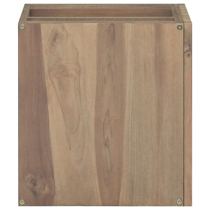 Wall-mounted Bathroom Cabinet 46x25.5x40 cm Solid Wood Teak