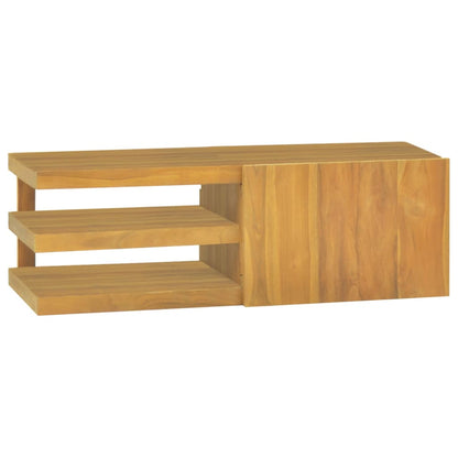 Wall-mounted Bathroom Cabinet 90x40x30 cm Solid Wood Teak