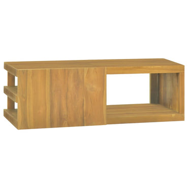 Wall-mounted Bathroom Cabinet 90x40x30 cm Solid Wood Teak