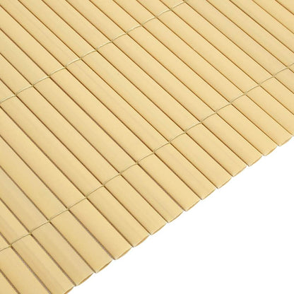 Double-Sided Garden Fence 110x400 cm Yellow