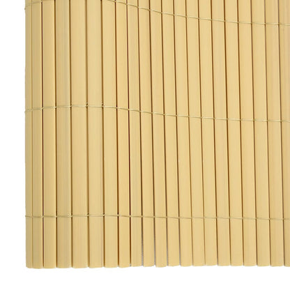Double-Sided Garden Fence 110x400 cm Yellow